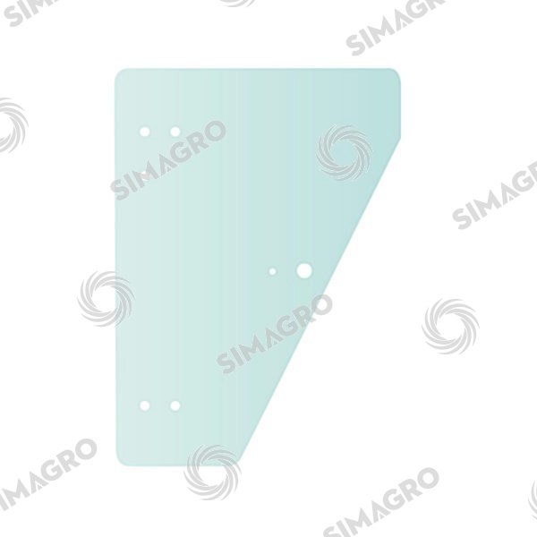 Vidrio puerta cosechadora