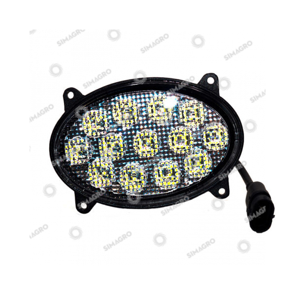 Faro de trabajo LED ovalado