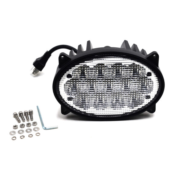 Faro delantero LED ovalado con luz corta/larga